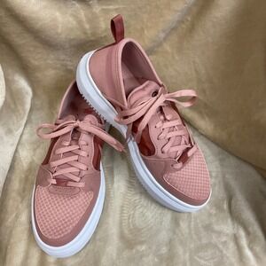 Nike Women's Court Vision Alta TXT Sneakers "Rust Pink" colorway (W) Sz 9.5